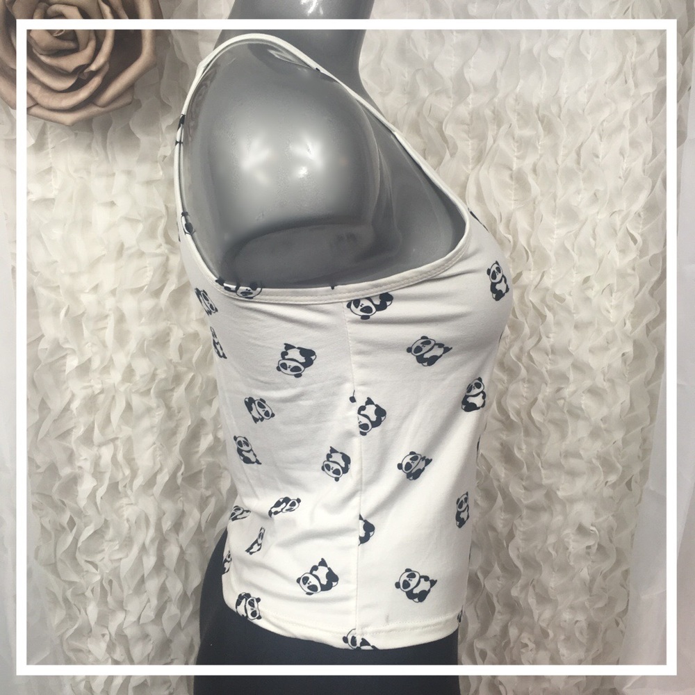 ⭐️NEW | Soft Stretchy Panda Print Tank Top🐼 - Picture 3 of 7